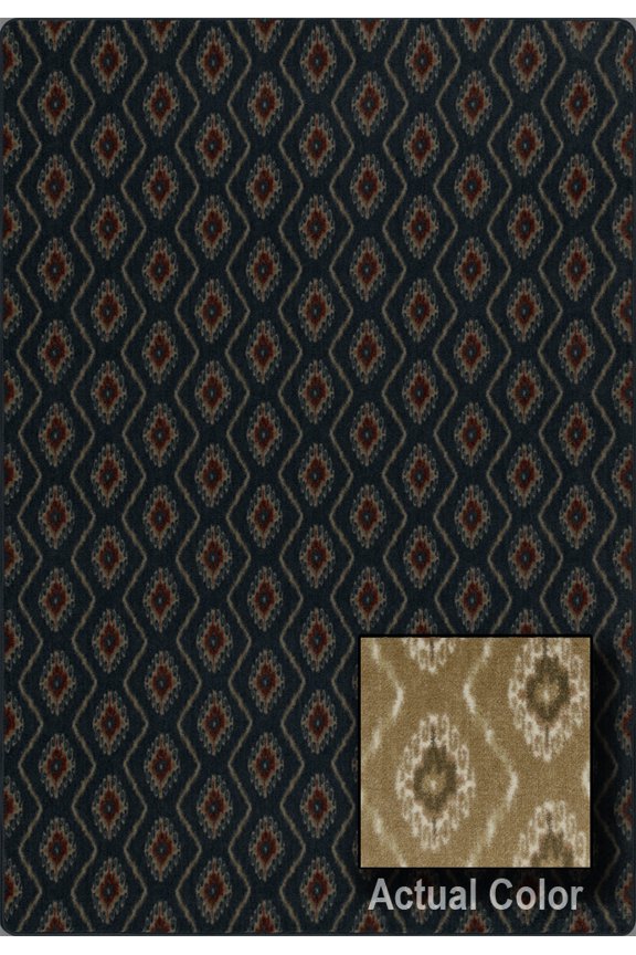 Imagine Area Rug LA CASA La Casa Citron Pencil Stripes 7' 8" x 10' 9" Rectangle