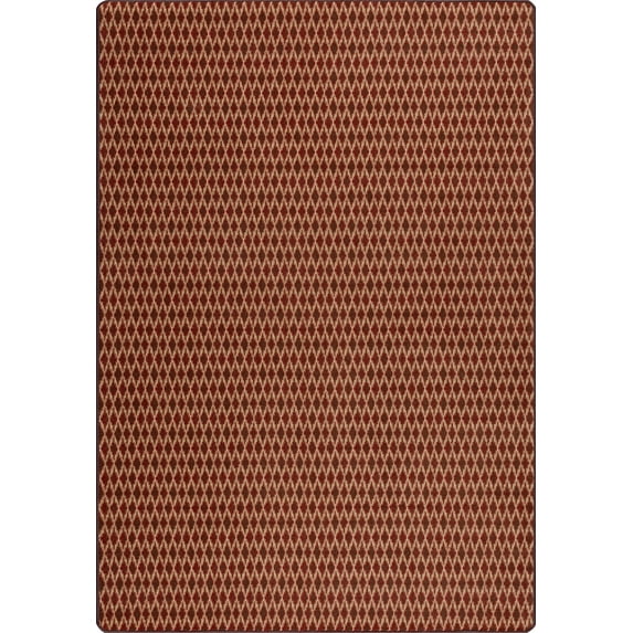Milliken Imagine Area Rug LANDOVER Landover Merlot Diamond Patterned 2' 1" x 7' 8" Rectangle