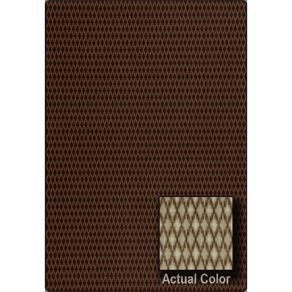 Milliken Imagine Area Rug LANDOVER Landover Sepia Patterned Layout 2' 8" x 3' 10" Rectangle