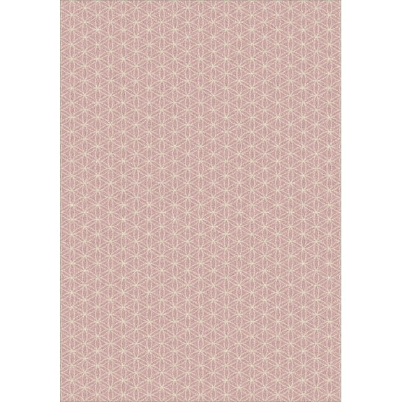 Milliken Imagine Area Rug LUCIDA PINK SLIPPER Lucida Pink Repeat Half-Brick 10 9 x 13 2 Rectangle