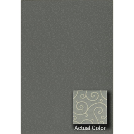 Milliken Imagine Area Rug LYRICAL Lyrical Clear Sky Swirls Curves 2' 8" x 3' 10" Rectangle