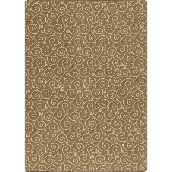 Milliken Imagine Area Rug LYRICAL Lyrical Resin Curves Scrolls 2' 1" x 7' 8" Rectangle