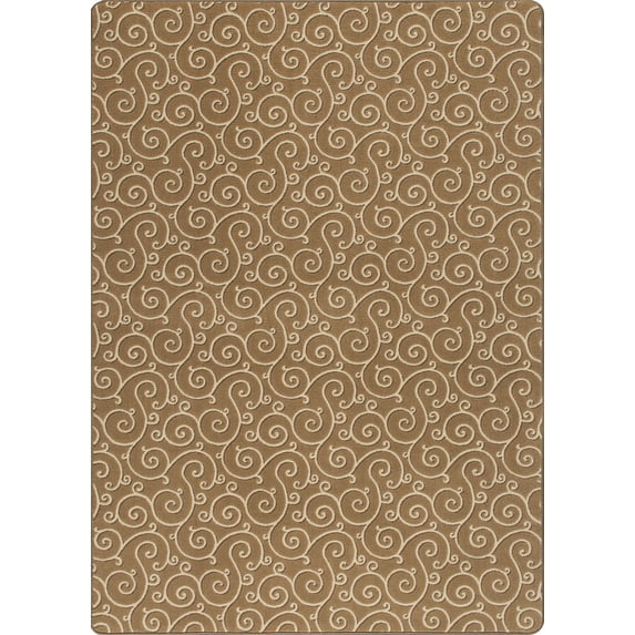 Milliken Imagine Area Rug LYRICAL Lyrical Resin Curves Scrolls 2' 8" x 3' 10" Rectangle