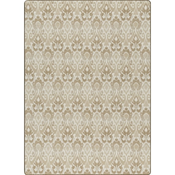 Milliken Imagine Area Rug MARIMBA GOLDEN ROD Marimba Golden Lines Damask 7 8 x 10 9 Rectangle