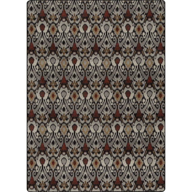 Milliken Imagine Area Rug MARIMBA IRON Marimba Iron Rows Banded 2 8 x 3 10 Rectangle