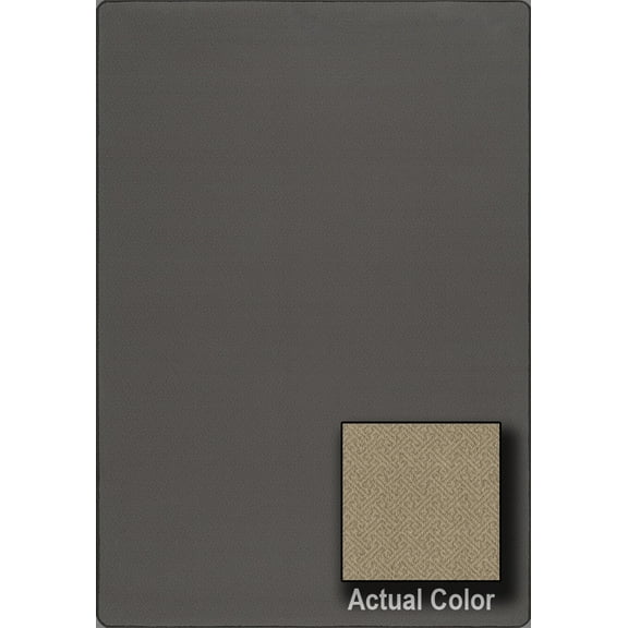 Milliken Imagine Area Rug MERIT Merit Tweed Achromatic Single-Color 2' 8" x 3' 10" Rectangle