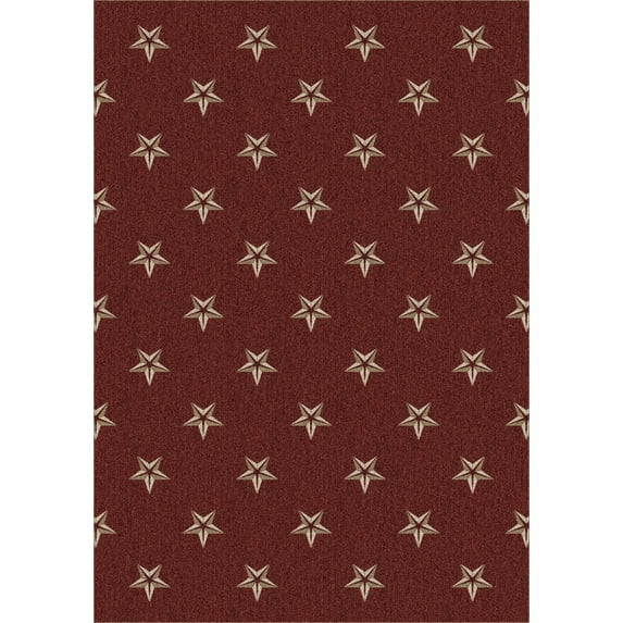 Milliken Imagine Area Rug NORTHERN STAR AMERICANA RED Northern Star Americana 10 9 x 13 2 Rectangle