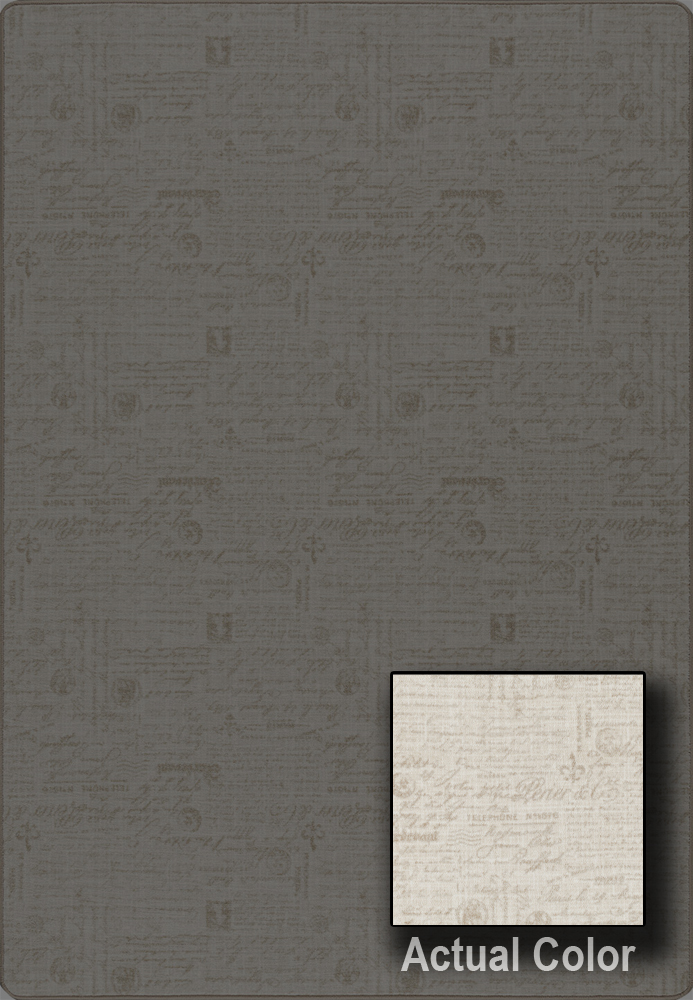 Milliken Imagine Area Rug OLD WORLD Old World Linen English Script 2' 1" x 7' 8" Rectangle - image 1 of 1
