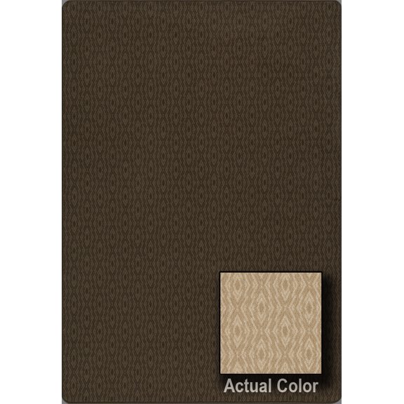Milliken Imagine Area Rug PAGOSA Pagosa Mesa Tan Stripes Ovals 7' 8" x 10' 9" Rectangle