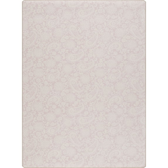 Milliken Imagine Area Rug PAISLEY GARDEN Blush Buds Paisley