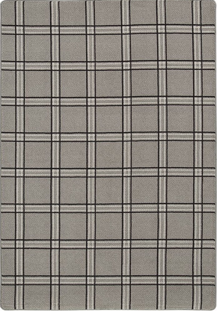 Milliken Imagine Area Rug PANE PLAID BLACK TWEED Pane Plaid Black Boxes ...