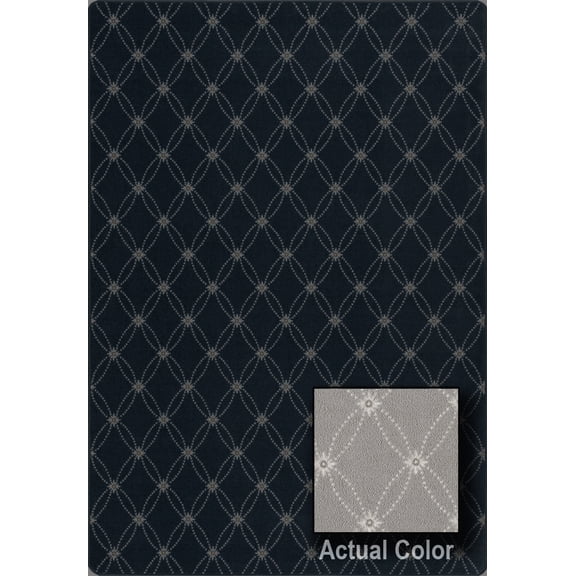 Milliken Imagine Area Rug PEARL LATTICE Pearl Lattice Sterling Petals Bud 5' 4" x 7' 8" Rectangle