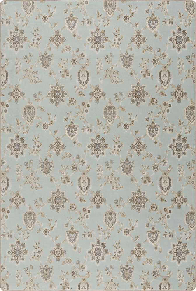 Milliken Imagine Area Rug POMEROY Pomeroy Sea Glass Petals Leaves 2' 1" x 7' 8" Rectangle