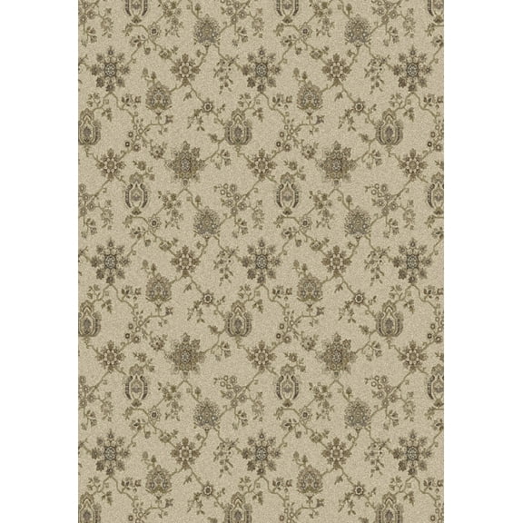Milliken Imagine Area Rug POMEROY RAW SILK Pomeroy Raw Petals Vines 10 9 x 13 2 Rectangle