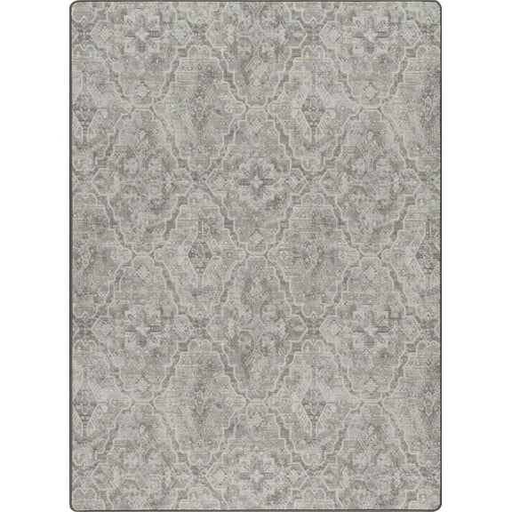 Milliken Imagine Area Rug SHIRVANNA CHARCOAL Shirvanna Charcoal Petals Curves 2 1 x 7 8 Rectangle