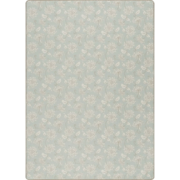 Milliken Imagine Area Rug SPRING FLORA Spring Flora Waterfall Leaves Petals 5' 4" x 7' 8" Rectangle