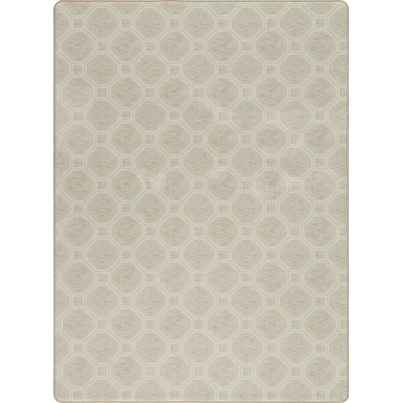 Milliken Imagine Area Rug STONEBRIDGE Stonebridge Pearl Layout Boxes 2' 8" x 3' 10" Rectangle