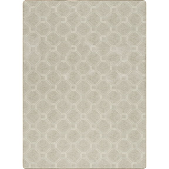 Milliken Imagine Area Rug STONEBRIDGE Stonebridge Pearl Layout Boxes 3' 10" x 5' 4" Rectangle