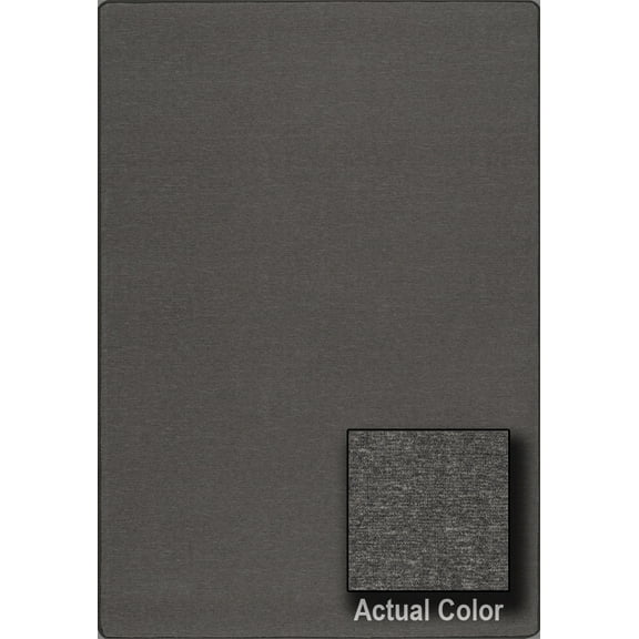 Milliken Imagine Area Rug TABINET Tabinet Velour Achromatic Single-Color 2' 8" x 3' 10" Rectangle