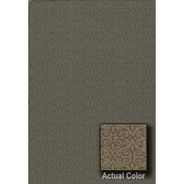 Milliken Imagine Area Rug TREASURED Treasured Bronze Swirls Ornate 3' 10" x 5' 4" Rectangle