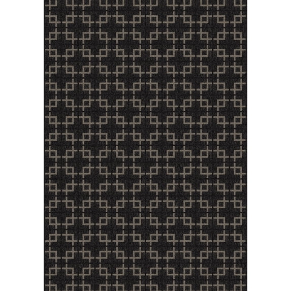 Milliken Imagine Area Rug URBANDALE MODERN BLACK Urbandale Modern 10 9 x 13 2 Rectangle