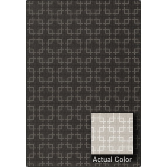 Milliken Imagine Area Rug URBANDALE Urbandale Cool Pearl Cubes Boxes 2' 8" x 3' 10" Rectangle