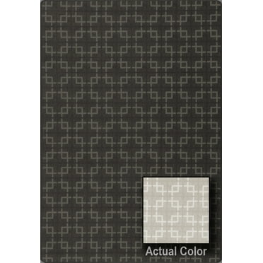 Milliken Imagine Area Rug URBANDALE Urbandale Cool Pearl Cubes Boxes 7' 8" x 10' 9" Rectangle