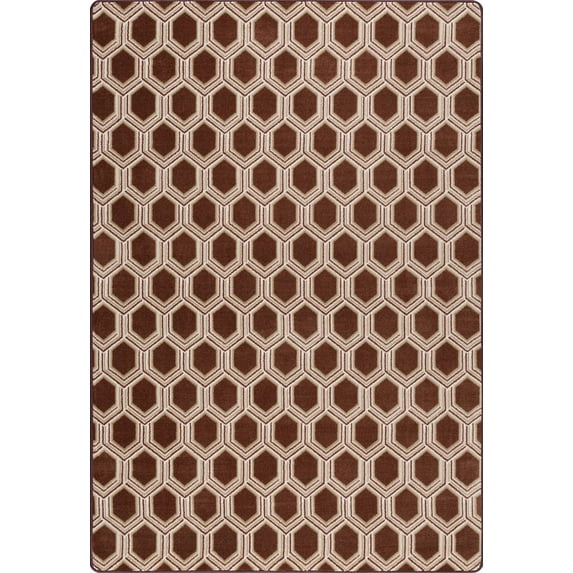 Milliken Imagine Area Rug VENETO Veneto Cordovan Scales Nonobjective 2' 8" x 3' 10" Rectangle