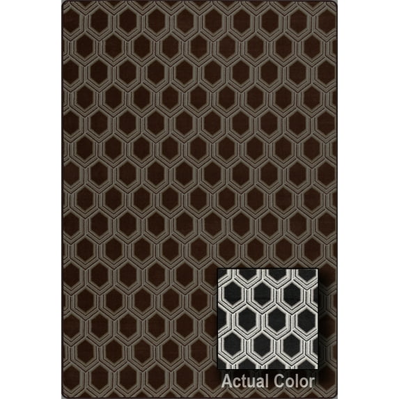 Milliken Imagine Area Rug VENETO Veneto Onyx Nonobjective Diamond 2' 8" x 3' 10" Rectangle