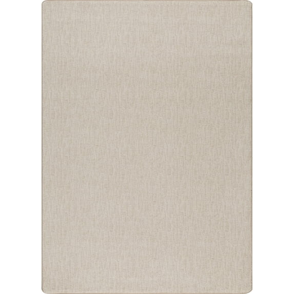 Milliken Imagine Area Rug WOVEN EDGE FLAX Woven Edge Flax Single Colored Cream 2 8 x 3 10 Rectangle