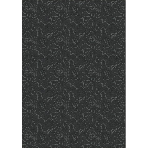 Milliken Imagine Figurative Area Rug LASTING BEAUTY DEEP TURQUOISE Lasting Beauty Deep Turquoise 2' 1" x 7' 8" Runner