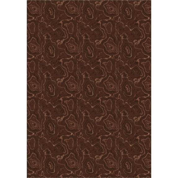 Milliken Imagine Figurative Area Rug LASTING BEAUTY RED OCHRE Lasting Beauty Red Ochre 2' 1" x 7' 8" Runner
