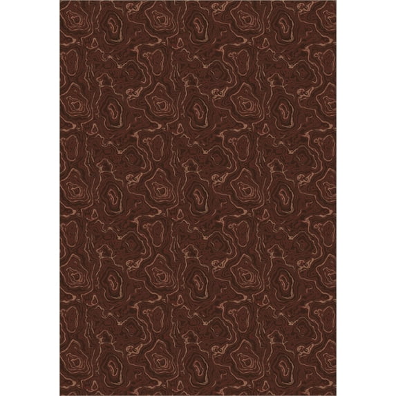 Milliken Imagine Figurative Area Rug LASTING BEAUTY RED OCHRE Lasting Beauty Red Ochre 3' 10" x 5' 4" Rectangle