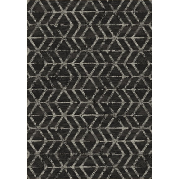 Milliken Imagine Figurative Area Rug MOD TRIBE NIGHTHAWK Mod Tribe Nighthawk 2' 1" x 7' 8" Runner