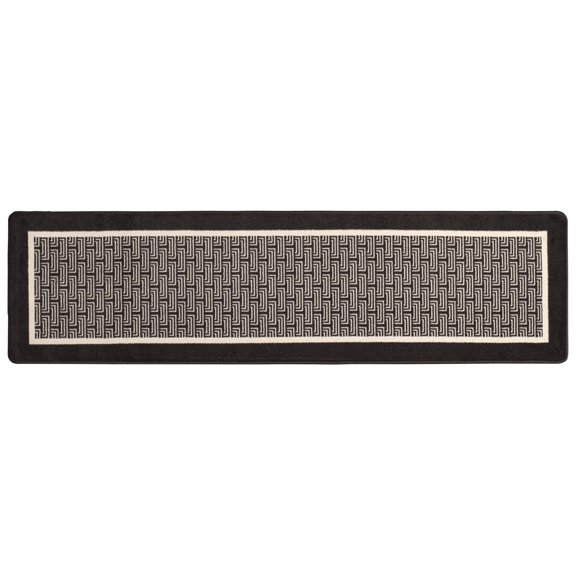 Milliken In The Moment Area Rug 4000177400 Wright Scale Grayscale 2' 1" x 7' 8" Rectangle