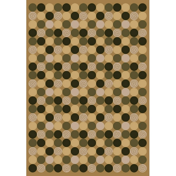 Milliken Innovations Area Rug DA T DA MAIZE Da T Da Maize Loops Hoops 10' 9" x 13' 2" Rectangle