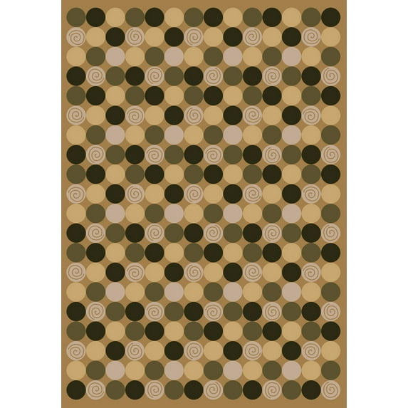 Milliken Innovations Area Rug DA T DA MAIZE Da T Da Maize Loops Hoops 2' 8" x 3' 10" Rectangle