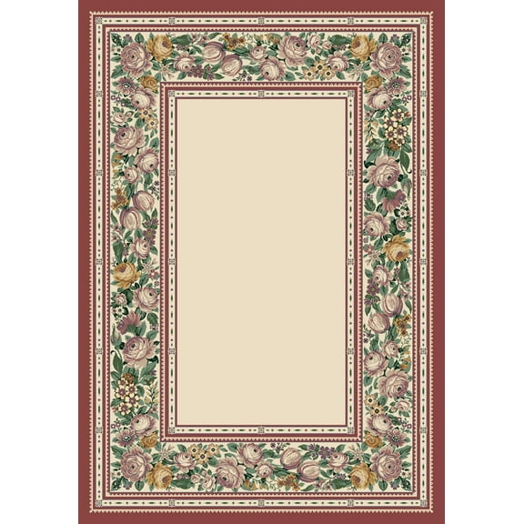 Milliken Innovations Area Rug ENGLISH FLORAL OPAL English Floral Opal 2' 8" x 3' 10" Rectangle