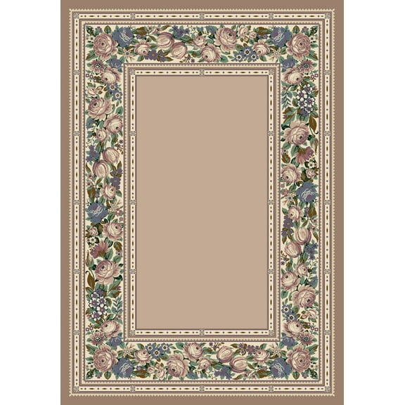 Milliken Innovations Area Rug ENGLISH FLORAL PEARL MIST English Floral Pearl Mist 2' 8" x 3' 10" Rectangle