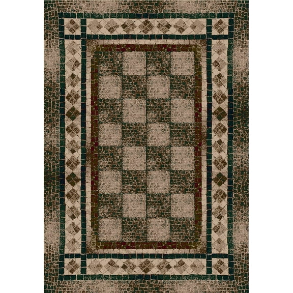 Milliken Innovations Area Rug FLAGLER DARK AMBER Flagler Dark Amber 7' 8" x 10' 9" Rectangle