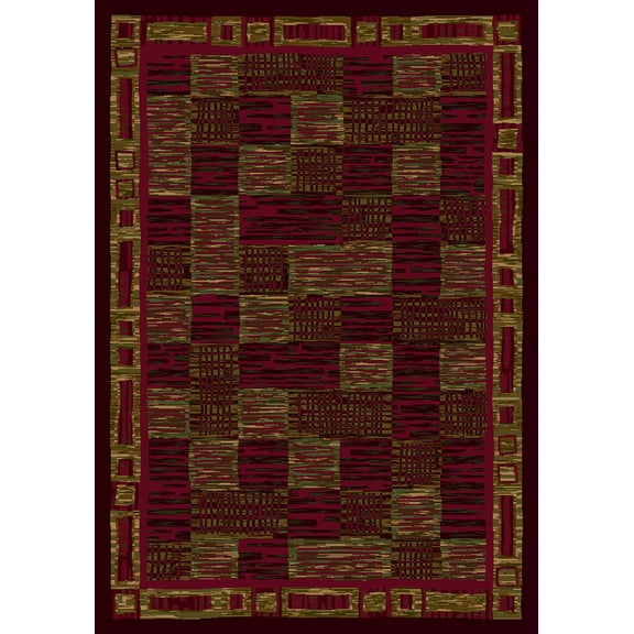 Milliken Innovations Area Rug KIRALA DARK CHOCOLATEBRICK Kirala 10111 7' 8" x 10' 9" Rectangle