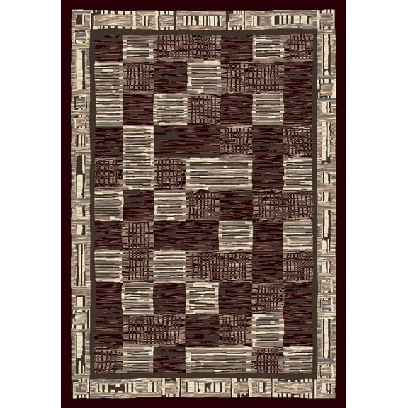 Milliken Innovations Area Rug KIRALA DARK CHOCOLATESLATE Kirala 10110 5' 4" x 7' 8" Rectangle