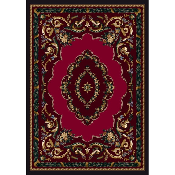 Milliken Innovations Area Rug LAFAYETTE RUBY ONYX Lafayette Ruby Onyx 7' 8" x 10' 9" Rectangle