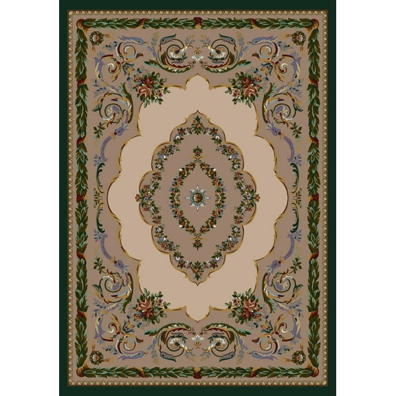 Milliken Innovations Area Rug LAFAYETTE SANDSTONE EMERALD Lafayette Sandstone Emerald 2' 8" x 3' 10" Rectangle