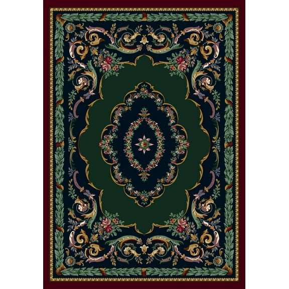 Milliken Innovations Area Rug LAFAYETTE SAPPHIRE GARNET Lafayette 10000 5' 4" x 7' 8" Rectangle