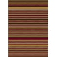 thumbnail image 1 of Milliken Innovations Area Rug LOLA CORAL Lola Coral Bars Lines 7' 8" x 10' 9" Rectangle, 1 of 1