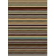 thumbnail image 1 of Milliken Innovations Area Rug LOLA LIGHT TOPAZ Lola Light Topaz Rows Banded 7' 8" x 10' 9" Rectangle, 1 of 8