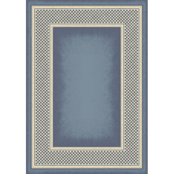 Milliken Innovations Area Rug OLD GINGHAM LIGHT LAPIS Old Gingham Light Lapis 3' 10" x  5' 4" Rectangle