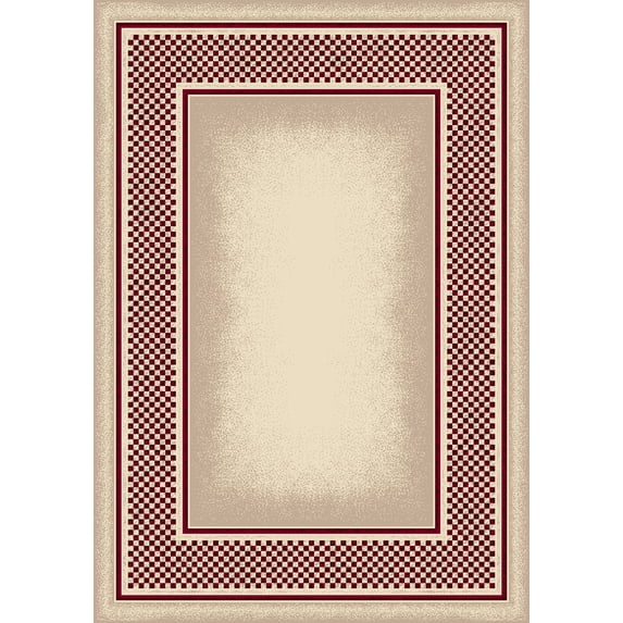 Milliken Innovations Area Rug OLD GINGHAM OPAL GARNET Old Gingham 02000 10' 9" x 13' 2" Rectangle