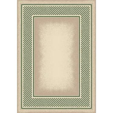 Milliken Innovations Area Rug OLD GINGHAM OPAL PERIDOT Old Gingham 02001 2' 1" x 7' 8" Rectangle